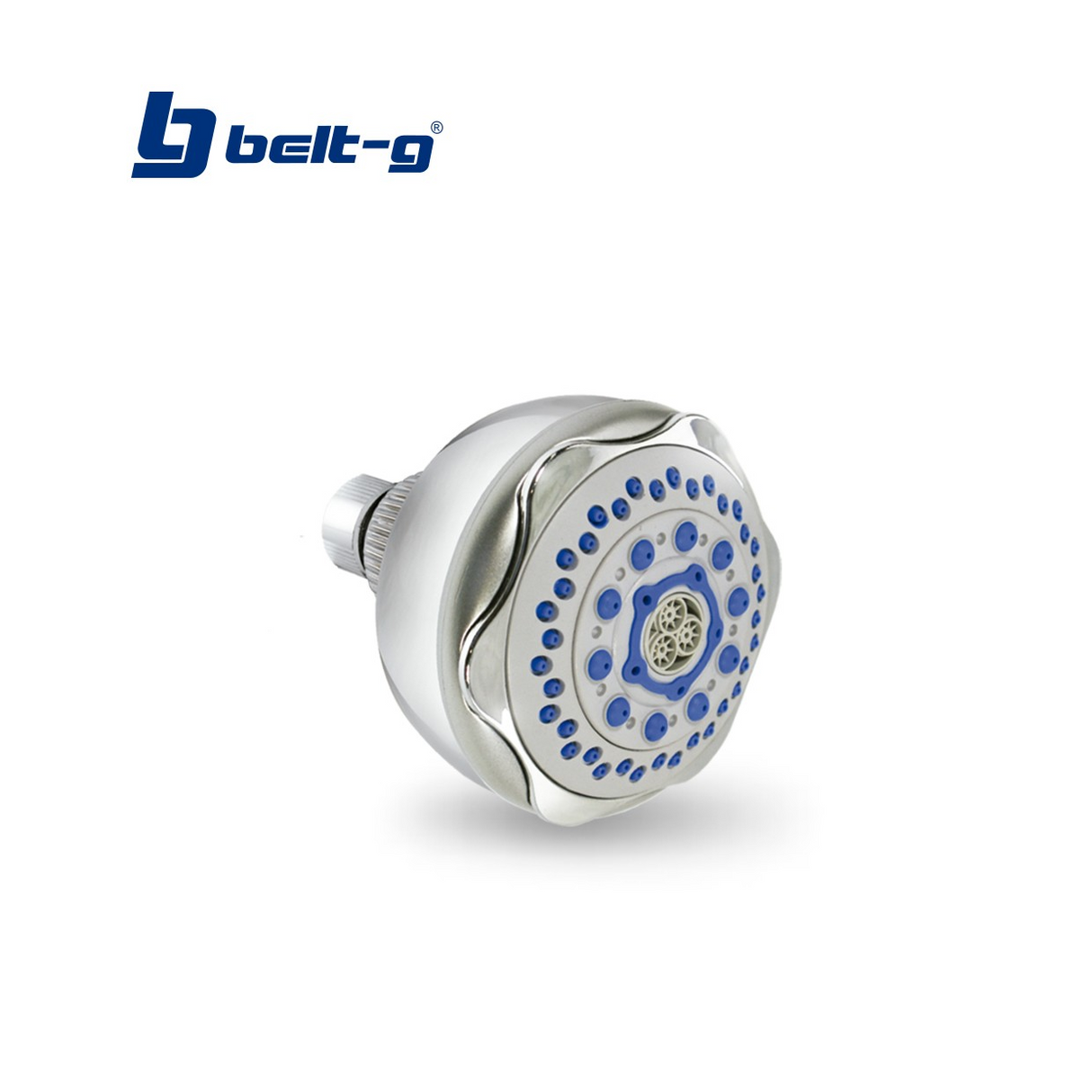 REGADERA CROMADA MASAJES 5 POSICIONES BELT-G