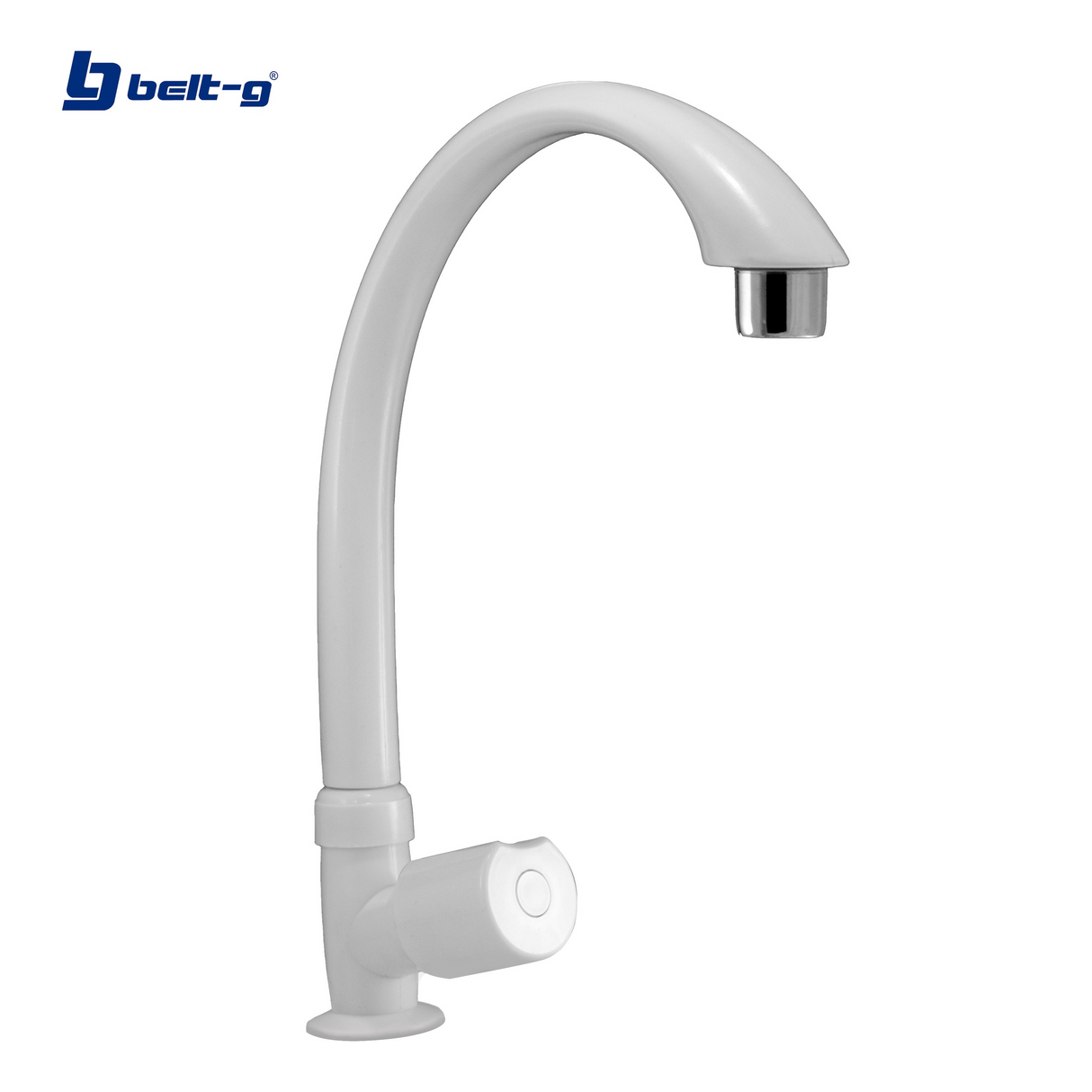 GRIFERIA DE FREGADERO CUELLO DE CISNE MANILLA CHOPP WHITE BELT-G