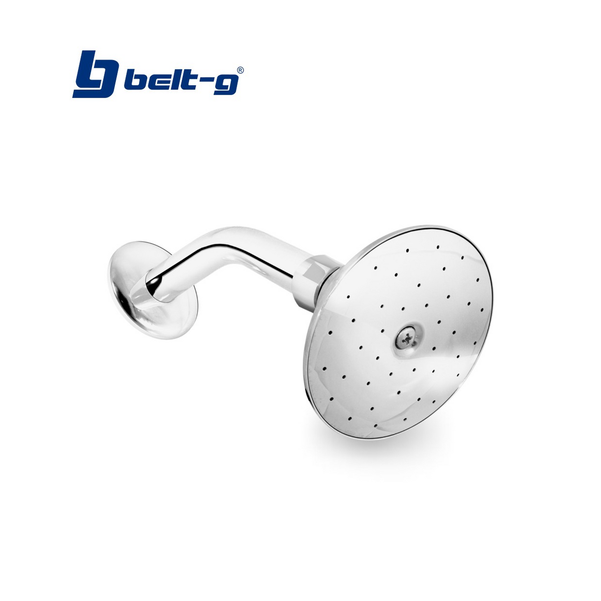 REGADERA CEBOLLA 90MM. METAL CON BRAZO Y ROSETA BELT-G