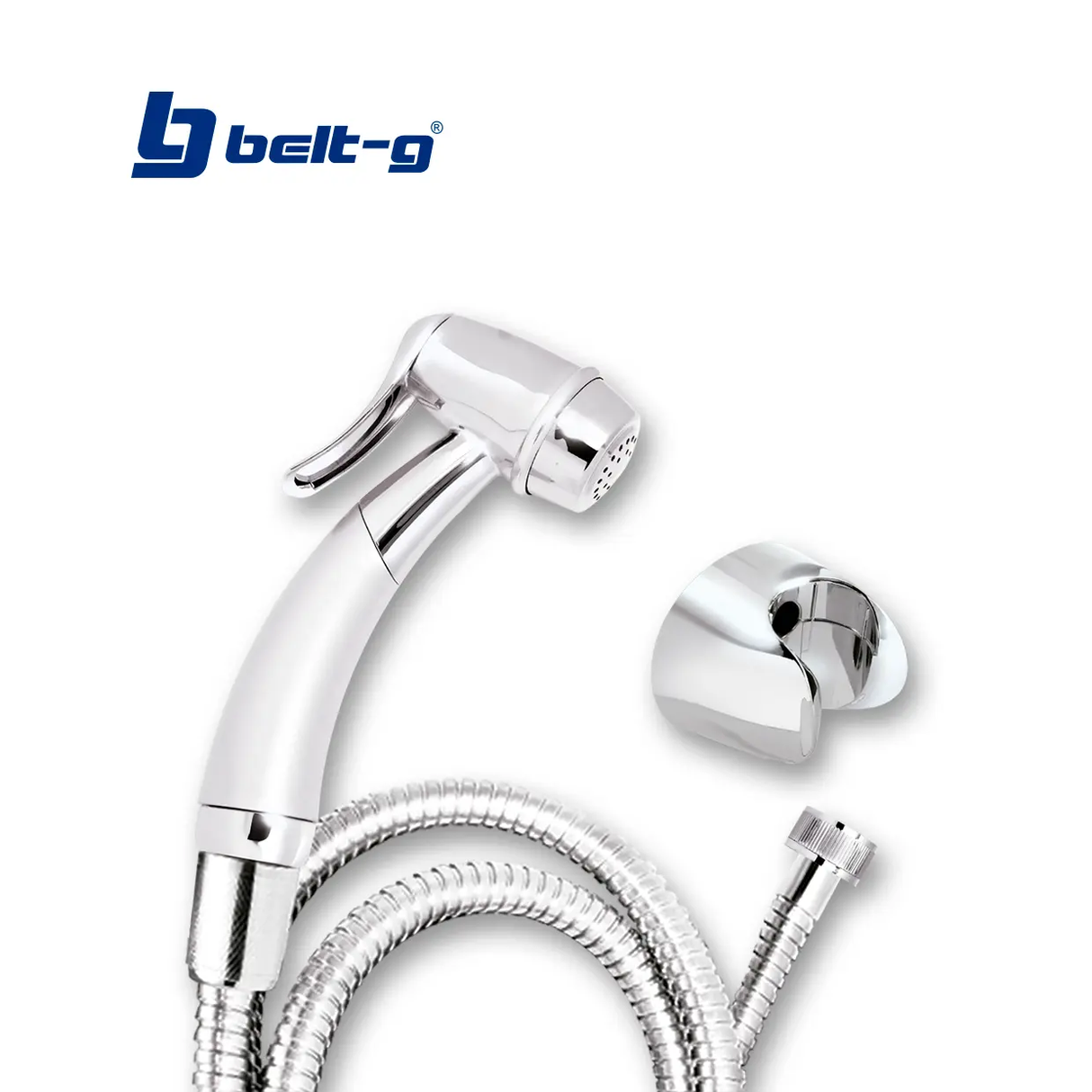 DUCHA TIPO TELEFONO C/ARREST CROMADA BELT-G