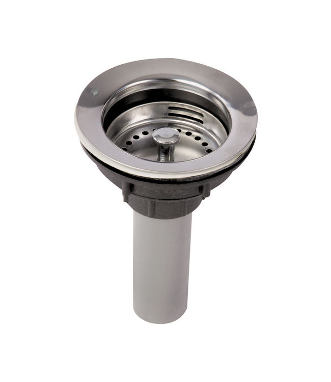 DESAGUE DE FREGADERO 1-1/2" PLASTICO CROMADO RORAIMA FAGUAX