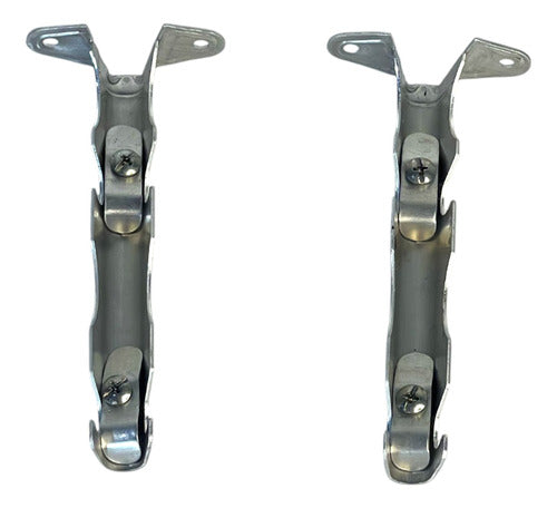 Soporte Cortinero 1/2" P/pared Doble (par) Aluminio Sufein