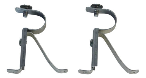 Soporte Cortinero 1 Extensible (par) Aluminio Sufein