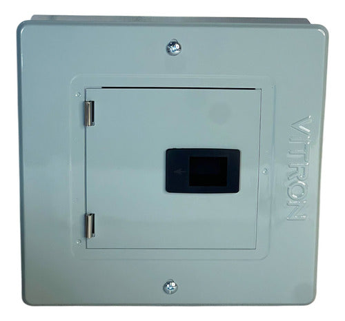 Tablero De Embutir 4 Linea Thql 20-100am Con Puerta Vitron