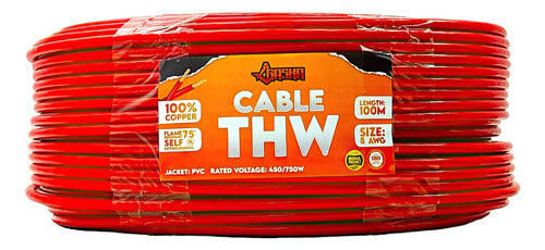 Cable Thw 100% Cobre 8awg Gaska