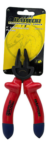 ALICATE P/ELECTRICIDAD 6" COMBINACION RAPTOR