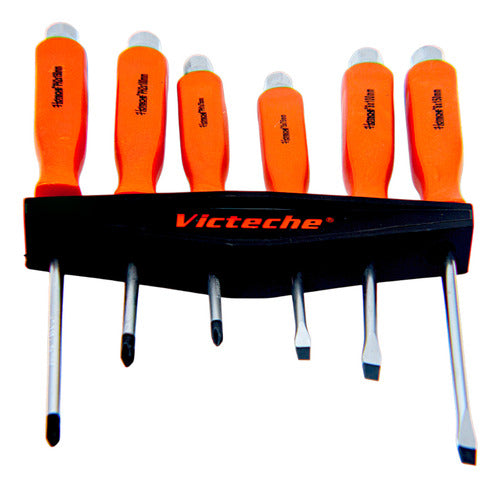 Juego De Destornillador De Paso 6 Pzs Victeche