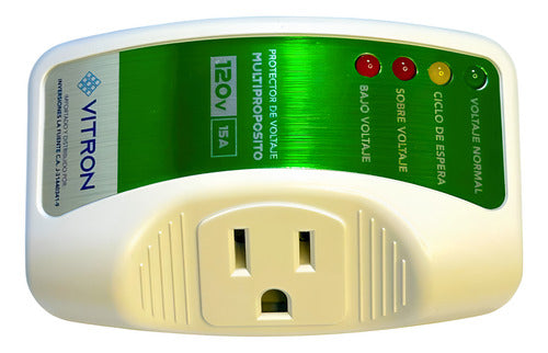 Protector Voltaje Vitron 120v Para Electrodomésticos