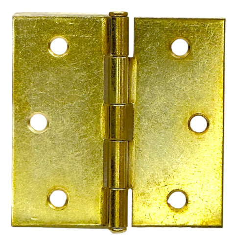 BISAGRA PUERT/MADERA 2.5X2.5" LATON ANTIGUO CJA HUNTER