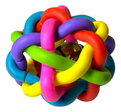 Juguete Pelota De Goma Tipo Nudo Para Mascota