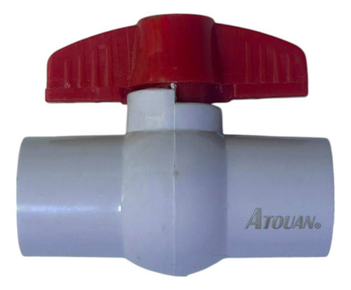 Llave De Paso 3/4'' Rosca Pvc Pesada Atouan