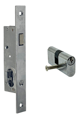 CERRADURA DE EMBUTIR REVERSIBLE 25MM DE GANCHO RAPTOR