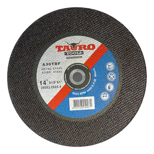 DISCO DE TRONZADORA 14" TAURO