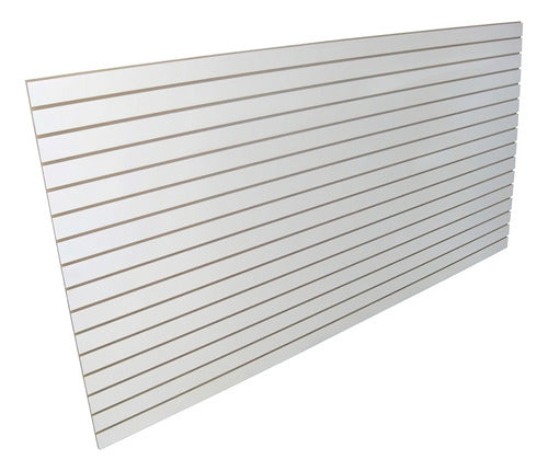 PANEL EXHIBIDOR ACANALADO BLANCO 1.20x1.20MTx18MM EXXEL