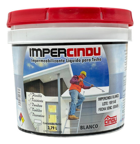 Pintura Impermeabilizante Para Techo Impercindu Galon - GASKA