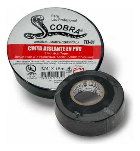 Teipe Cobra Negro 100% Original