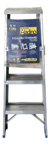 Escalera Tijera Aluminio 04 Tr Standard Aladino