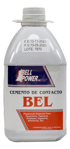 Pega Amarilla Bell Power Cemento De Contacto 1 Gal - GASKA