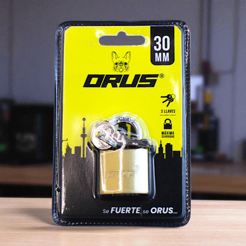 Candado De Bronce 30mm Orus