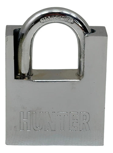 CANDADO ANTICIZALLA DE ARCO PLATEADO 60MM HUNTER - GASKA