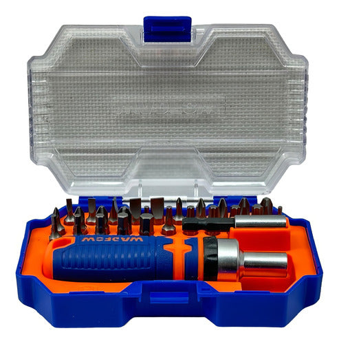 JUEGO PUNTAS DESTORNILLADOR 28PZS WADFOW - GASKA