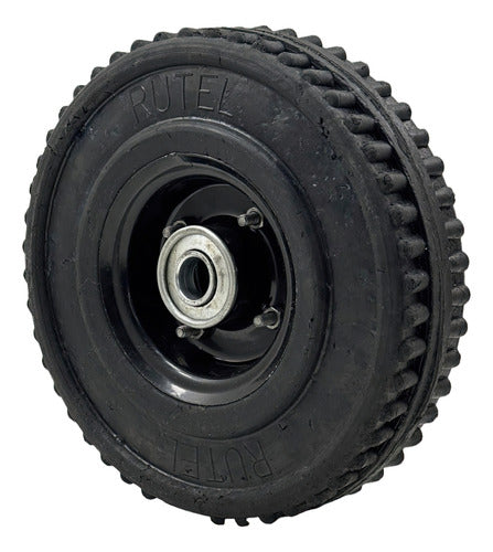 Rueda Caucho Para Carretilla Carrucha Macizo 8puLG