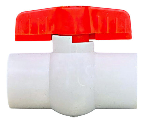 Llave De Paso 1'' Rosca Pvc Orus