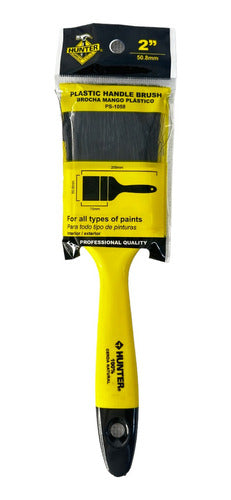 BROCHA 2" PROFESIONAL M/MADERA AMARILLA HUNTER