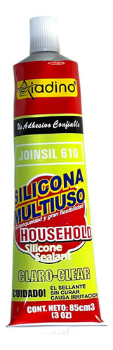 Silicona Universal Multiusos Transparente 85ml Aladino