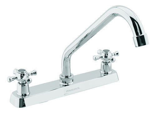 GRIFERIA DE FREGADERO 8" DOBLE SIDNEY FAGUAX