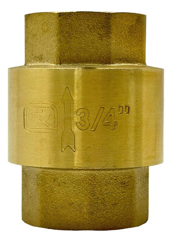 VALVULA CHECK 3/4" BRONCE CANOUAN FAGUAX