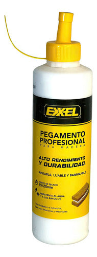 COLA BLANCA P/CARPINTERIA 500GR EXXEL