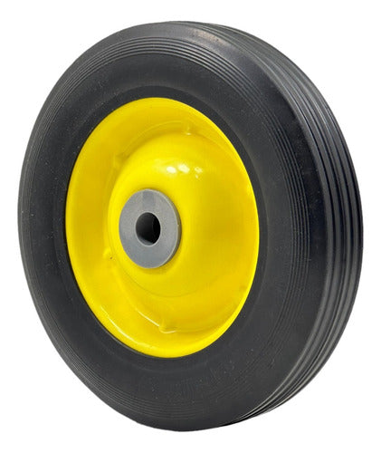 Rueda Para Carrucha Maciza 8" Rutel Buje