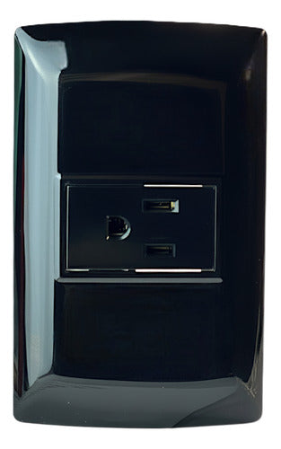 Toma Sencillo C/tierra 15amp Orus