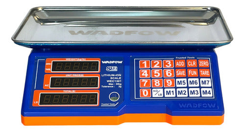 Balanza Inalambrica 12v Tipo C 30kg Wadfow