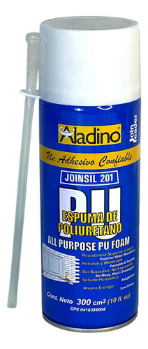 Espuma Expansiva De Poliuretano 300ml Aladino