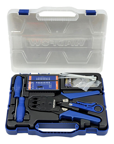 JUEGO DE CRIMPADORAS MODULARES (46 PZAS)WADFOW - GASKA