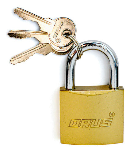 Candado De Bronce 40mm Orus