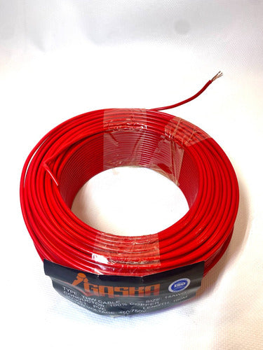 Cable Thhn 14awg 100 metros 100% Cobre Gaska - GASKA