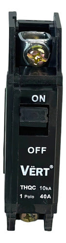 Breaker Superficial 1x40amp Vert