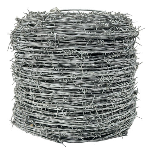 Alambre De Púas C16.5 400m Con Grapas 1/2 Trexa