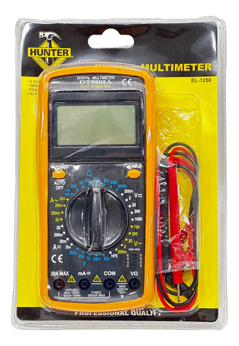 TESTER MULTIMETRO DIGITAL 1000V/AC HUNTER