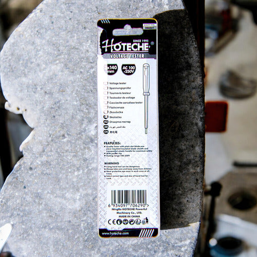 Probador De Voltaje 3x140mm Hoteche
