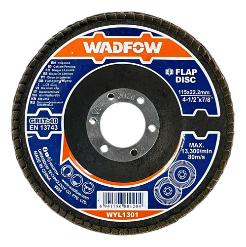 DISCO FLAP 4-1/2" G40 WADFOW