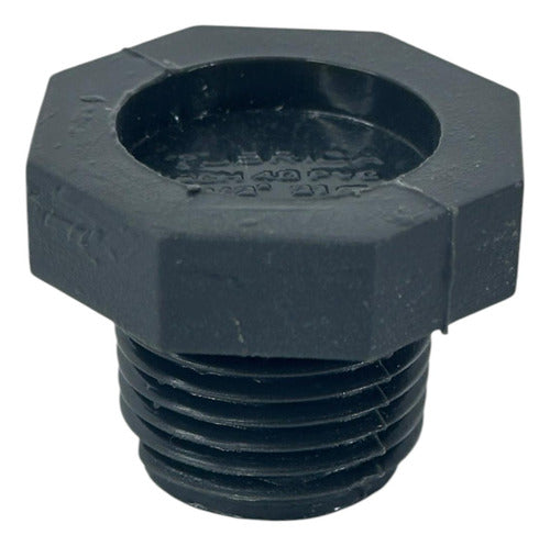 Tapón O Tapa PVC 1/2" Macho De Rosca
