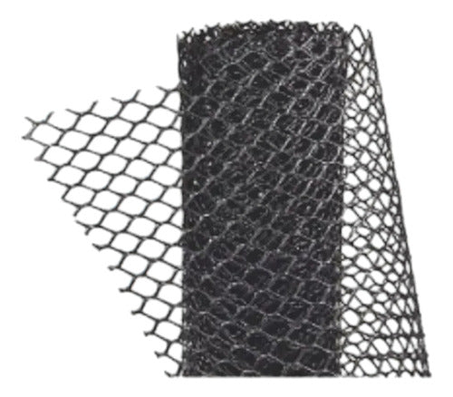 Malla Pollito Plastica Negra 1''x1m Por Metro