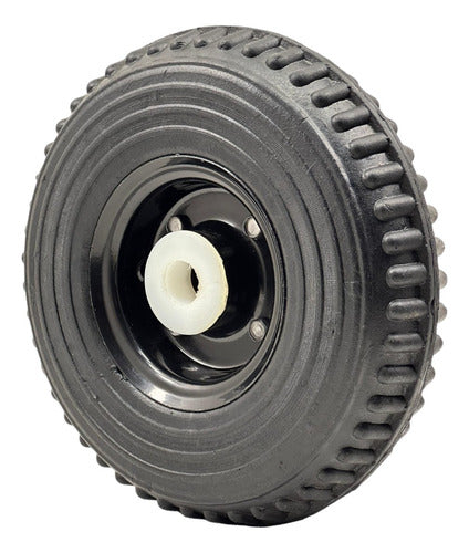 Rueda Para Carrucha Maciza 10" Rutel Buje