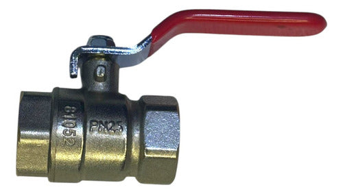 Llave De Paso 3/4" Rosca Bronce Atouan