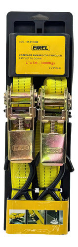 CORREA PARA AMARRE 1''x3M 400KG 2PZS EXXEL