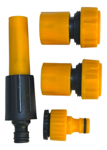 Conectores P/manguera 3/4" 4pzas Exxel